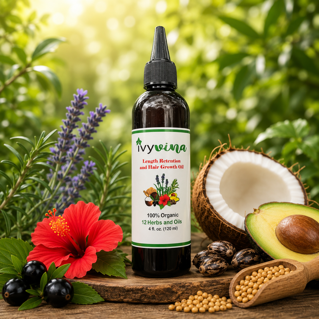 Ivy Vina Length Retention & Hair Growth Oil